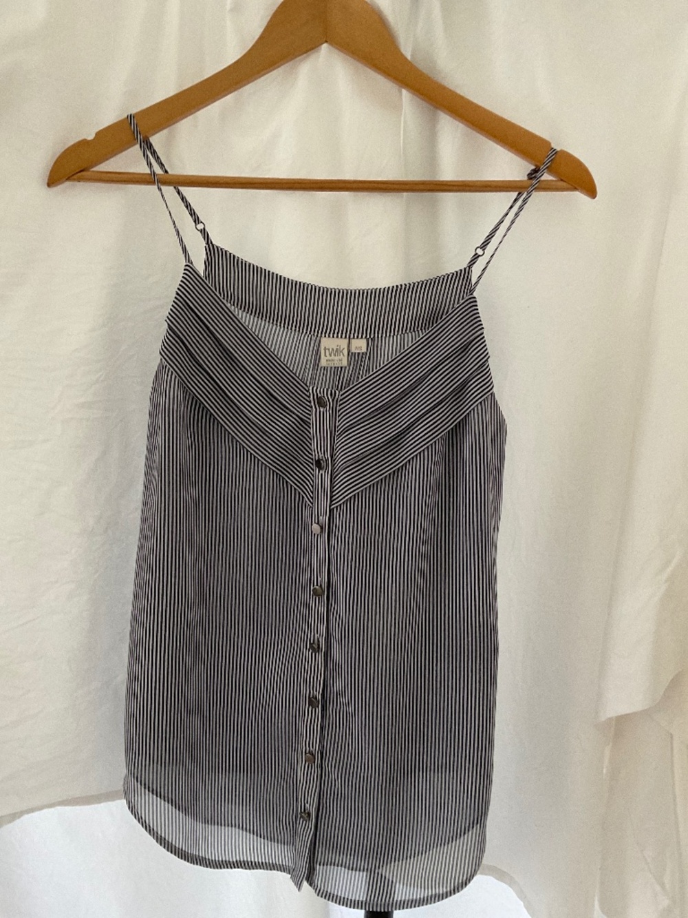 TWIK pinstripe camisole